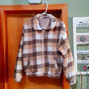 Plush lined jacket size small